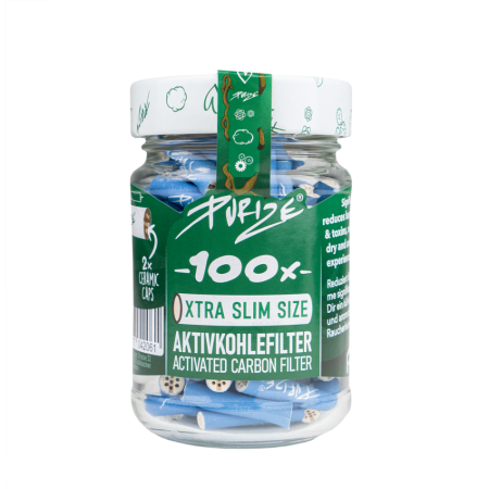 Purize Blue Charcoal Filters Xtra Slim 5,9mm 100 kom