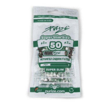 Purize Charcoal Filters Super Slim 5mm 50kom