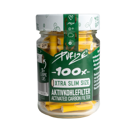 Purize Yellow Charcoal Filters Xtra Slim 5,9mm 100kom