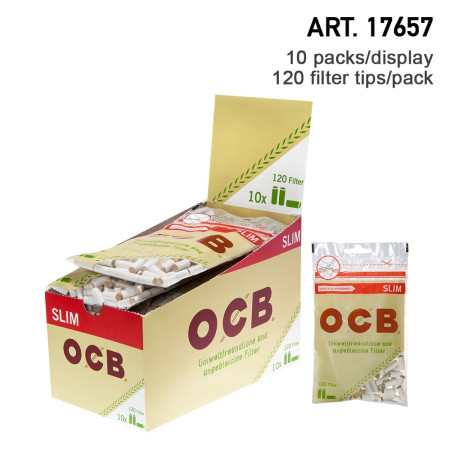 Filtri OCB Filter Organic slim 6 mm 120 kos