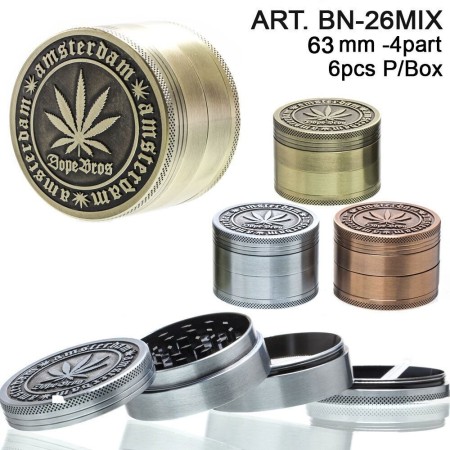 Dope Bros Grinder Ø:63mm 4part