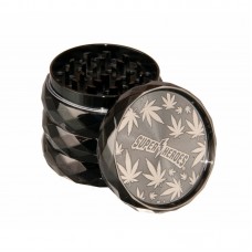 Grinder metal Super Heroes Black 53 mm 4 parts