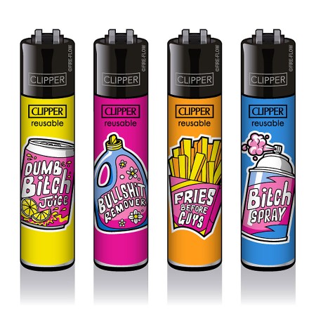 Clipper "GIRLY SLOGAN FF +BC" Vžgaljnik