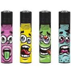 Clipper "Faces 3" Lighters Clipper "Faces 3" Lighters
