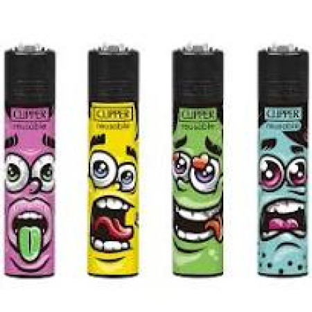 Clipper "Faces 3" Lighters Clipper "Faces 3" Lighters