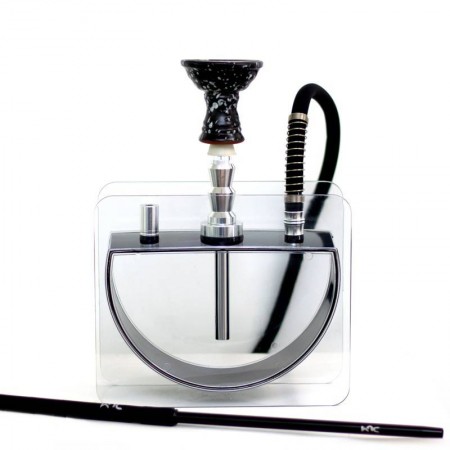 Box Acrylic Shisha Curve Black